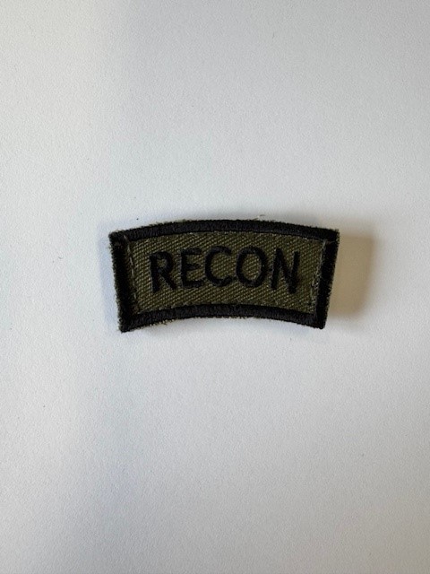 Recon Schouderembleem Olive