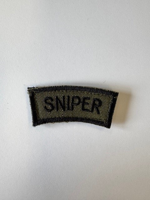Sniper Schouderembleem Olive